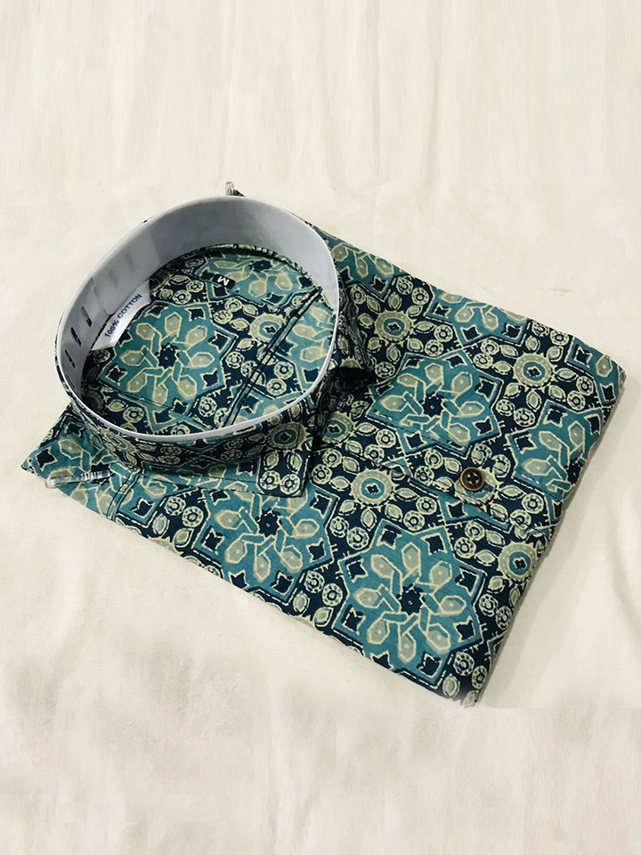 Handcrafted - Cotton Half Sleeve Shirt